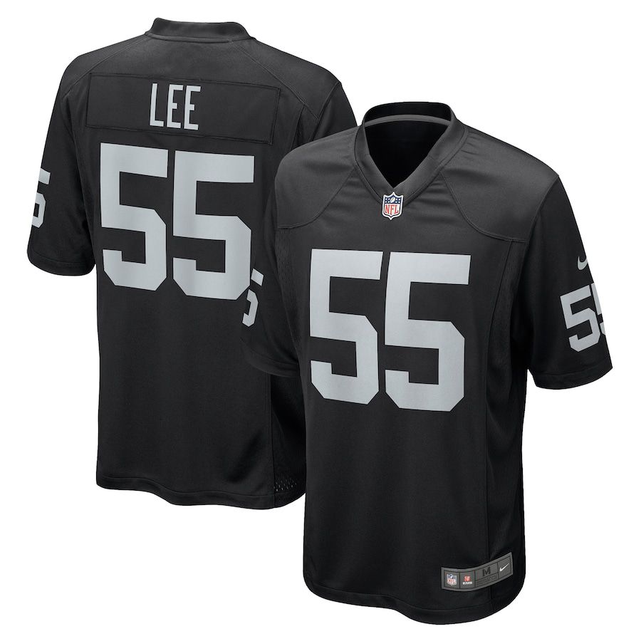 Men Oakland Raiders #55 Marquel Lee Nike Black Game NFL Jersey